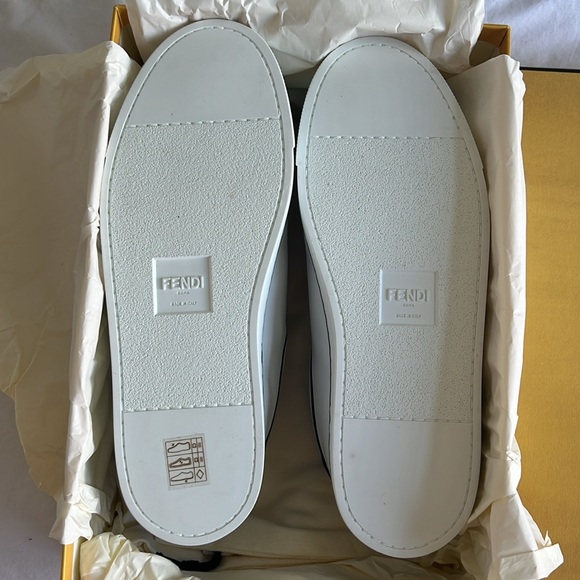 Fendi X Joshua Vides Edition Leather Sneakers - Picture 7 of 11